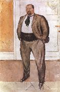 Edvard Munch Kelisiding painting